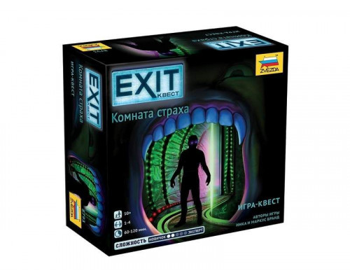 Настольная игра ZVEZDA EXIT-КВЕСТ. Комната страха