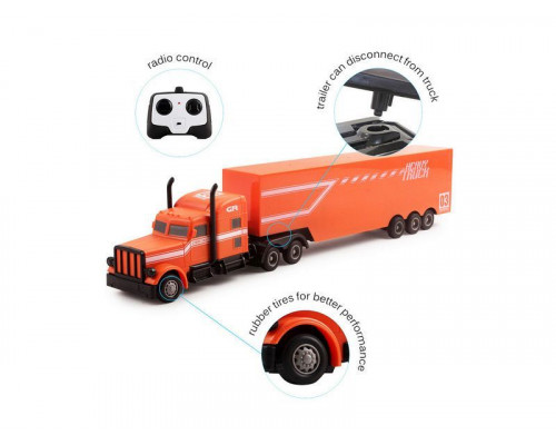 Р/У машина COMEAN GM1902A Тягач с прицепом 1/16