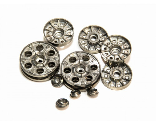 Ведущая шестеренка и ленивец металлические для танка T34/85