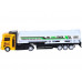 Машина AUTODRIVE Бензовоз фрикционный со светом и звуком, желтый, в/к 35*6,5*12 см
