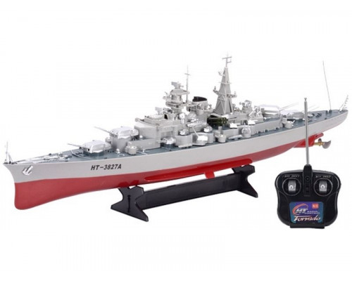 Радиоуправляемый корабль Heng Tai линкор Бисмарк 2.4G 1/360