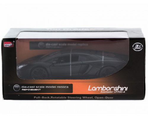 Р/У машина MZ Lamborghini Aventador 25035A 1/32 музыка, свет, инерция в/к