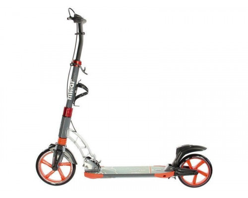 Самокат двухколесный Quicker (серый)