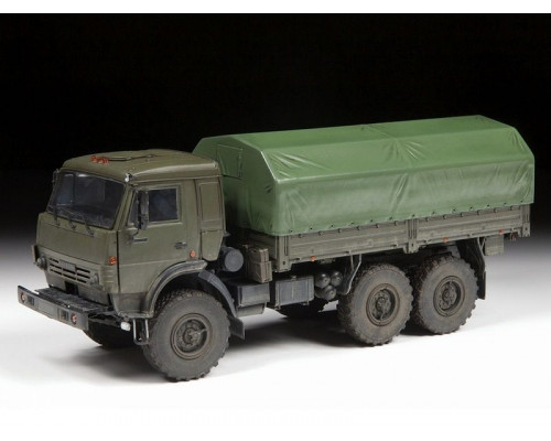 Сборная модель ZVEZDA Российский трехосный грузовик К-5350 Мустанг, 1/35