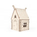 Деревянный конструктор Lemmo Избушка, 12 деталей