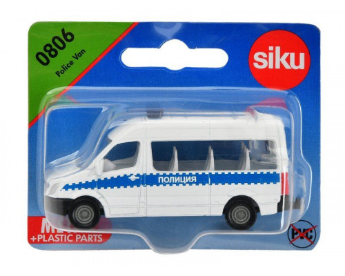 Микроавтобус Siku 0806RUS Полиция, 8 см, белый