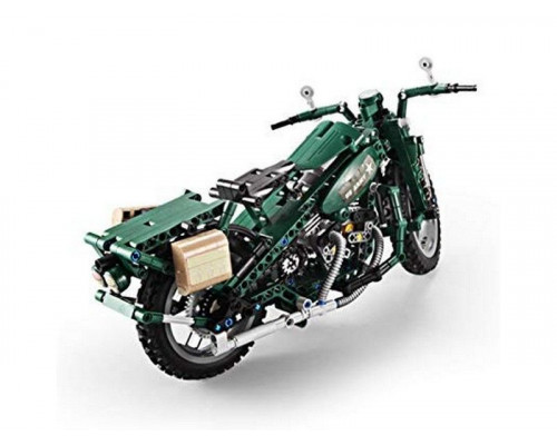 Радиоуправляемый конструктор CADA deTech американский военный мотоцикл (550 деталей)