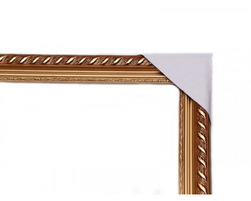 ДЕРЕВЯННАЯ РАМКА ДЛЯ КАРТИН 40х50 (коричневая с золотом)