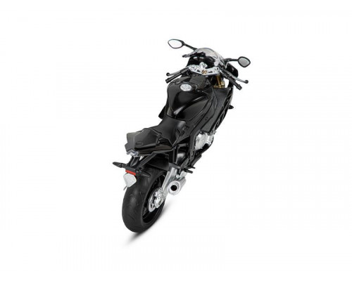 Мотоцикл АВТОПАНОРАМА BMW S1000R, 1/12, металл, черный, свободный ход колес
