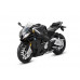 Мотоцикл АВТОПАНОРАМА BMW S1000R, 1/12, металл, черный, свободный ход колес