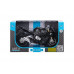Мотоцикл АВТОПАНОРАМА BMW S1000R, 1/12, металл, черный, свободный ход колес