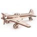 Деревянный конструктор Lemmo Самолёт ЯК-9, 17 деталей
