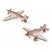 Деревянный конструктор Lemmo Самолёт ЯК-9, 17 деталей