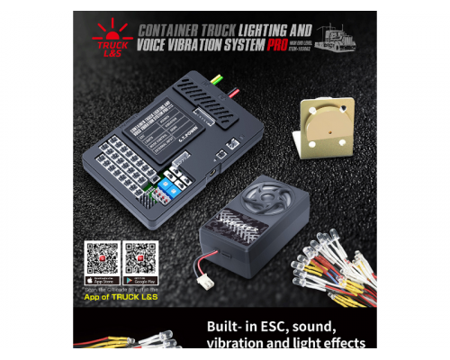Система освещения PRO G.T.Power со звуковым и вибрационным модулем для ру грузовиков (Европа)
