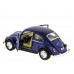 Машина Kinsmart Volkswagen Classical Beetle инерция (1/12шт.) 1:32 б/к