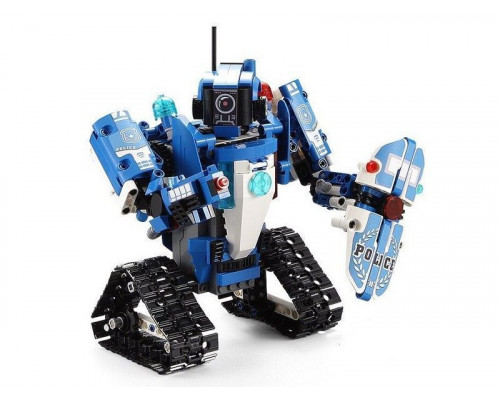 Радиоуправляемый конструктор CADA 2 в 1 полицейский робот-трансформер (556 деталей)