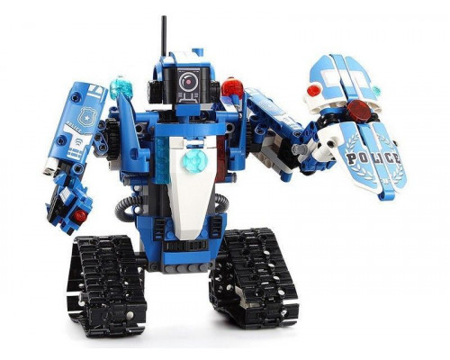 Радиоуправляемый конструктор CADA 2 в 1 полицейский робот-трансформер (556 деталей)