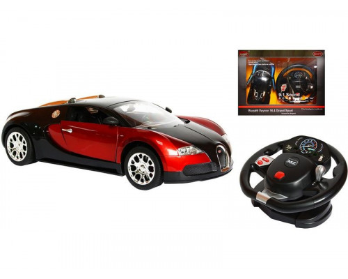 Р/У машина MZ Bugatti Veyron 2232F 1/14 GYRO-руль, открываются двери +акб