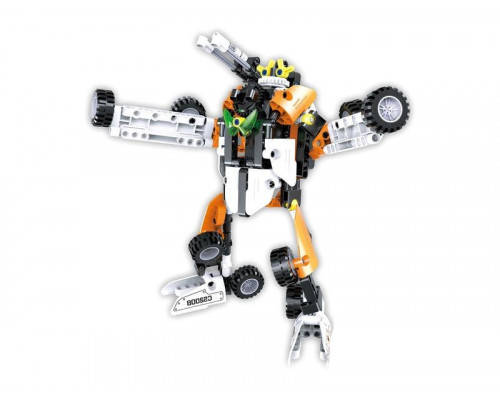 Конструктор CaDA Technic танк-трансформер 2 в 1, инерционный (294 деталей)