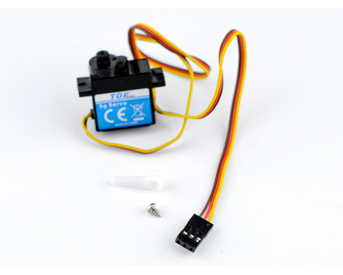 Сервомашинка 9g для планера Top RC Lightning 2100 (закрылки), провод 400мм