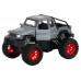 Машина АВТОПАНОРАМА Внедорожник,серый, 1/32, свет, звук, инерция, в/к 19*10*12,5 см