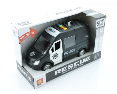 Машина инерционная WY590B/C Полиция свет/звук в/к