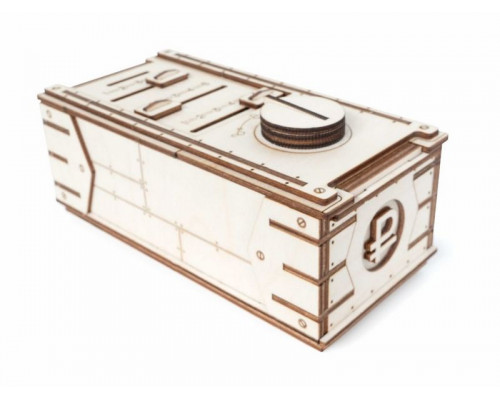 Деревянный конструктор Lemmo Копилка-сейф, 59 деталей