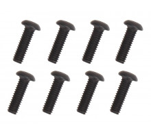 Винт с головкой под шестигранник, полукруглый М2.5х8мм, 8 шт.