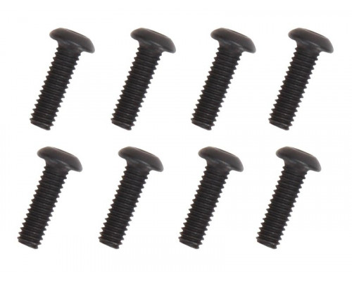 Винт с головкой под шестигранник, полукруглый М2.5х8мм, 8 шт.