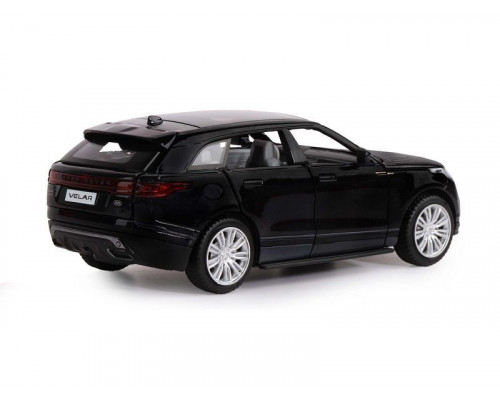 Машина АВТОПАНОРАМА Range Rover Velar, черный, 1/32, свет, звук, инерция, в/к 17,5*12,5*6,5