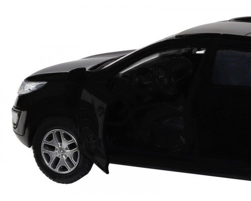 Машина АВТОПАНОРАМА KIA SPORTAGE R, черный, 1/39, инерция, в/к 17,5*12,5*6,5 см