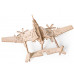 Деревянный конструктор Lemmo Самолет Сапсан, 32 детали
