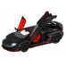 Машина АВТОПАНОРАМА Lamborghini SVJ, 1/32, черный матовый, свет, звук, в/к 17,5*12,5*6,5 см