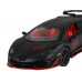 Машина АВТОПАНОРАМА Lamborghini SVJ, 1/32, черный матовый, свет, звук, в/к 17,5*12,5*6,5 см