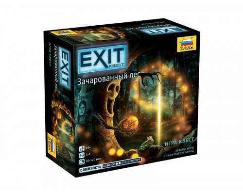 Настольная игра ZVEZDA EXIT Квест. Зачарованный лес.