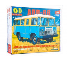 Сборная модель AVD Автобус повышенной проходимости АПП-66, 1/43