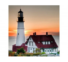 Картина мозаикой 30х30 БЕЛЫЙ МАЯК (квадрат) (30 цветов)