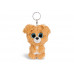 Мягкая игрушка NICI Собака Лоллидог, брелок 9 см