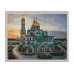 Картина мозаикой с нанесенной рамкой 40х50 НОВОИЕРУСАЛИМСКИЙ МОНАСТЫРЬ (36 цветов)