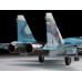Сборная модель ZVEZDA Российский палубный истребитель Су-33, подарочный набор, 1/72