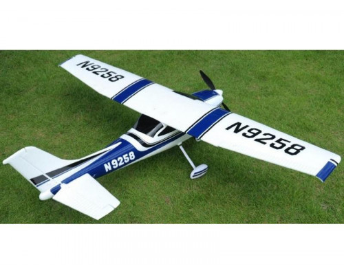 Радиоуправляемый самолет Top RC Cessna 182 500 class синяя 1410мм 2.4G 4-ch LiPo RTF