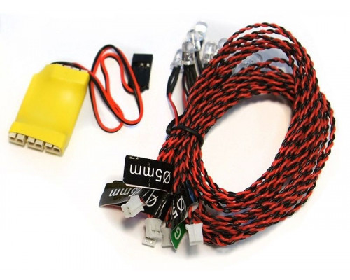 Навигационные огни БАНО G.T.Power (8 светодиодов) для радиоуправляемых самолетов и вертолётов