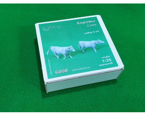 Набор фигурок СВМодель 6008 Коровы, 2 шт, 1/35