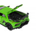 Машина АВТОПАНОРАМА Lamborghini SVJ, 1/32, зеленый, откр. двери, свет, звук, в/к 17,5*12,5*6,5 см