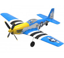 Радиоуправляемый самолет Volantex RC P51D 400мм (синий) 2.4G 4ch LiPo RTF with Gyro