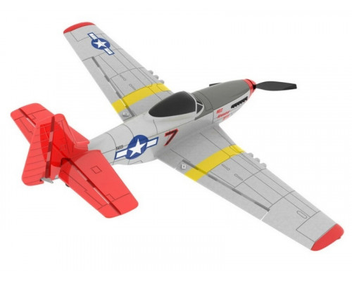 Радиоуправляемый самолет Volantex RC P51D 400мм (синий) 2.4G 4ch LiPo RTF with Gyro