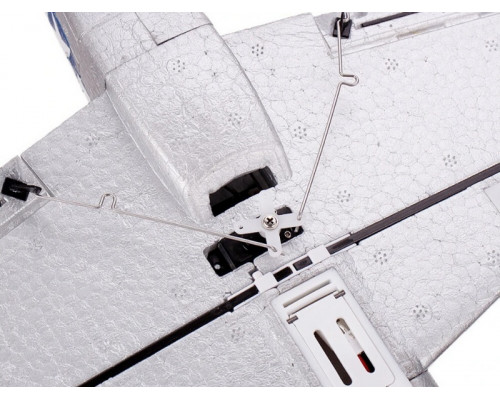 Радиоуправляемый самолет Volantex RC P51D 400мм (синий) 2.4G 4ch LiPo RTF with Gyro