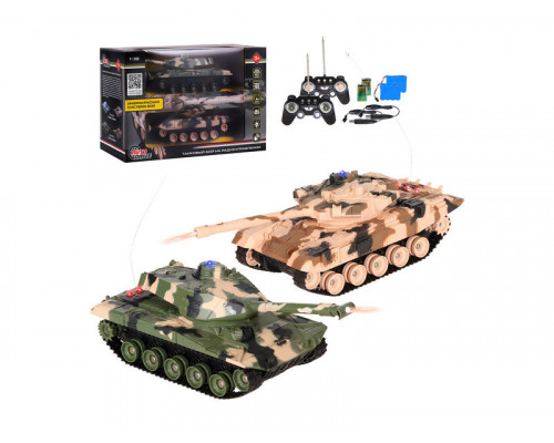 Радиоуправляемый танковый бой AUTODRIVE JB1168619 1/32, 27/40МГц