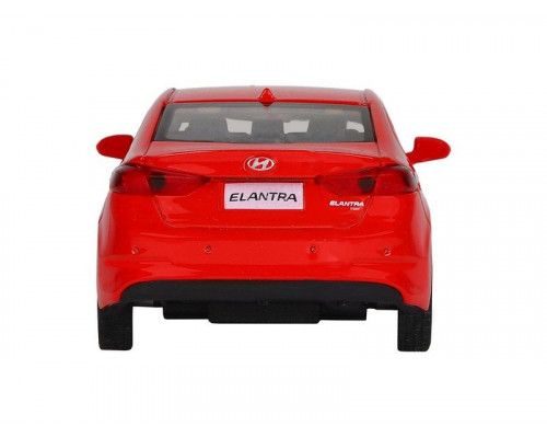 Машина АВТОПАНОРАМА HYUNDAI ELANTRA, красный, 1/40, инерция, в/к 17,5*12,5*6,5 см