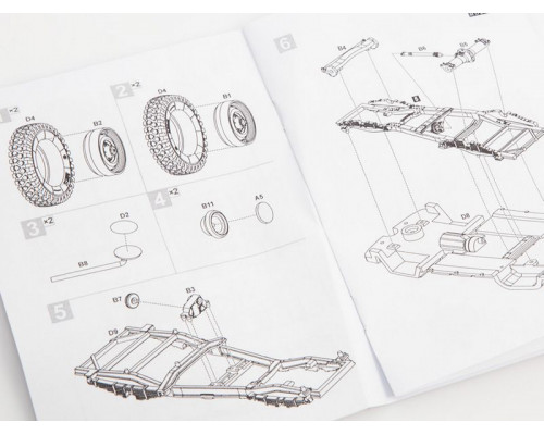 Сборная модель AVD Электромобиль УАЗ У-131, 1/43